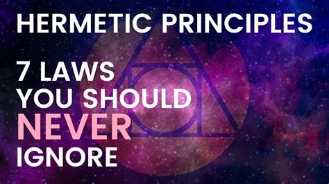 hermes principles|7 hermetic universal laws.